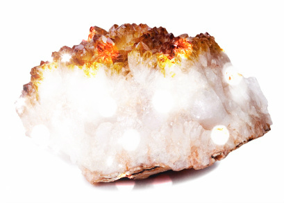 citrine druse