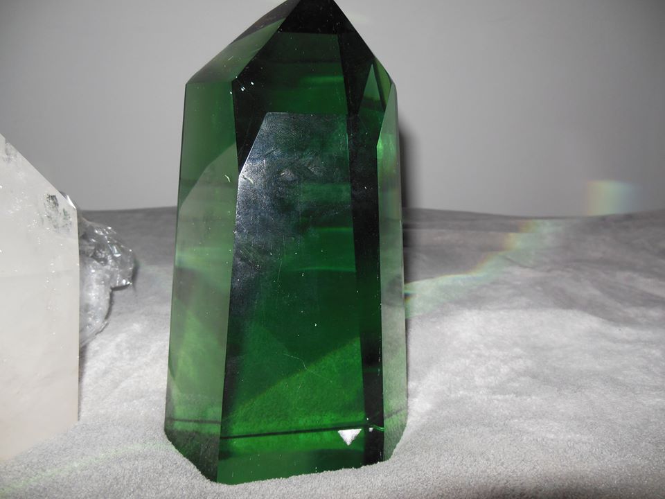 Green Obsidian. crystal fakes